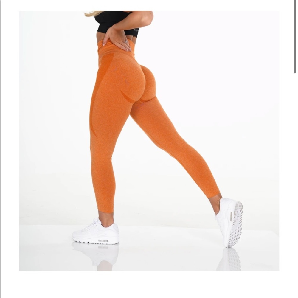 NVGTN Burnt Orange Seamless Leggings